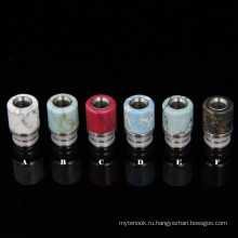 Бирюзовый керамический капельный наконечник Цвет Электронный сигаретный алюминиевый термостойкий 510 Капельный наконечник